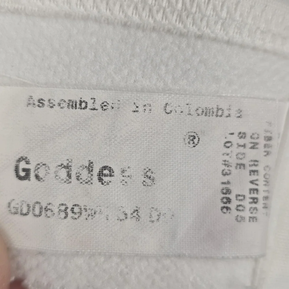 Goddess Bustier Corset Womens 34DD White Lace Overbust Longline Bridal Lingerie - Picture 4 of 10